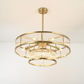 Люстра на штанге Imperiumloft RH Marais Round Chandelier D80 40,2668 в Приобье - priobie.ok-mebel.com | фото 2