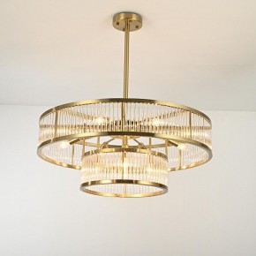 Люстра на штанге Imperiumloft RH Marais Round Chandelier D80 40,2668 в Приобье - priobie.ok-mebel.com | фото 4