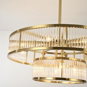 Люстра на штанге Imperiumloft RH Marais Round Chandelier D80 40,2668 в Приобье - priobie.ok-mebel.com | фото 6