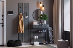 МЕБЕЛЬСОН К19 Прихожая (графит) в Приобье - priobie.ok-mebel.com | фото