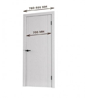 Межкомнатная дверь Bolivar Каньон браун (комплект) 700 в Приобье - priobie.ok-mebel.com | фото