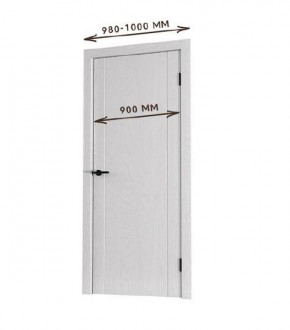 Межкомнатная дверь Bolivar Каньон браун (комплект) 900 в Приобье - priobie.ok-mebel.com | фото