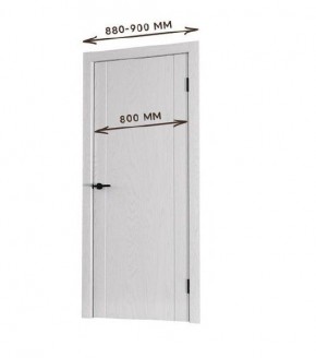 Межкомнатная дверь Bolivar Роялвуд белый (комплект) 800 в Приобье - priobie.ok-mebel.com | фото