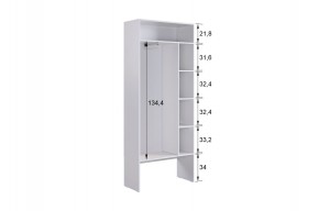 МЕРСИ Прихожая (модульная) графит в Приобье - priobie.ok-mebel.com | фото 5