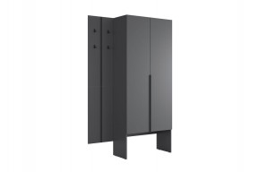 МЕРСИ Прихожая (модульная) графит в Приобье - priobie.ok-mebel.com | фото 6