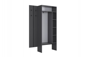 МЕРСИ Прихожая (модульная) графит в Приобье - priobie.ok-mebel.com | фото 7
