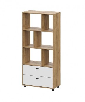 МИЛАН Гостиная (Дуб Золотой/Белый Матовый) модульная в Приобье - priobie.ok-mebel.com | фото 24