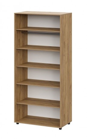 МИЛАН Гостиная (Дуб Золотой/Белый Матовый) модульная в Приобье - priobie.ok-mebel.com | фото 41