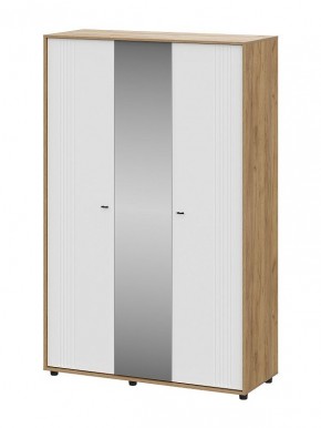 МИЛАН Гостиная (Дуб Золотой/Белый Матовый) модульная в Приобье - priobie.ok-mebel.com | фото 42