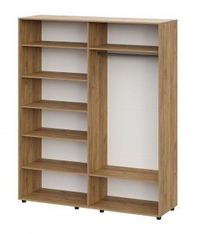 МИЛАН Гостиная (Дуб Золотой/Белый Матовый) модульная в Приобье - priobie.ok-mebel.com | фото 45