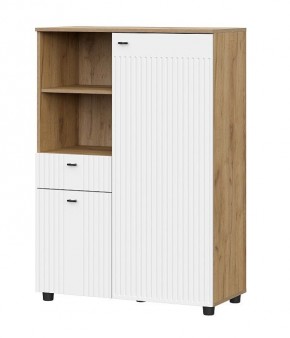 МИЛАН Тумба многофункциональная (Белый матовый) в Приобье - priobie.ok-mebel.com | фото