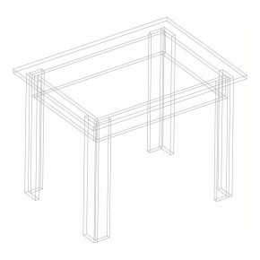МИНИМЕГА Стол обеденный (айрон рок) в Приобье - priobie.ok-mebel.com | фото 2