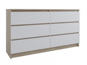 МОРИ МК 1380.6 Комод (Дуб Сонома/Белый) в Приобье - priobie.ok-mebel.com | фото