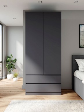 МОРИ МШ 900.2 Шкаф (графит) в Приобье - priobie.ok-mebel.com | фото 3
