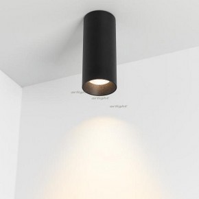 Накладной светильник Arlight SP-POLO-SURFACE-R65-8W Warm3000 (BK-BK, 40 deg) 027506 в Приобье - priobie.ok-mebel.com | фото 1