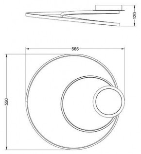 Накладной светильник Arte Lamp Millo A3893PL-30BK в Приобье - priobie.ok-mebel.com | фото 2