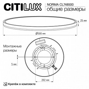 Накладной светильник Citilux Norma CL748500 в Приобье - priobie.ok-mebel.com | фото 11