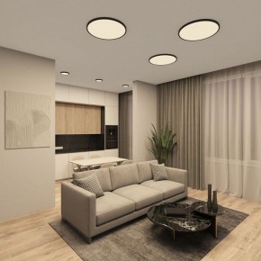 Накладной светильник Denkirs THIN DK6522-BK в Приобье - priobie.ok-mebel.com | фото 4