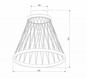 Накладной светильник Eurosvet Cesta 40018/1 LED коричневый в Приобье - priobie.ok-mebel.com | фото 4