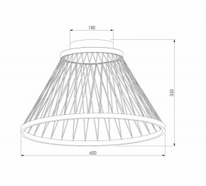 Накладной светильник Eurosvet Cesta 40019/1 LED коричневый в Приобье - priobie.ok-mebel.com | фото 4