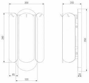 Накладной светильник Eurosvet Claire 60170/2 золото в Приобье - priobie.ok-mebel.com | фото 4