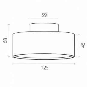 Накладной светильник Lightstar Acuto 215937 в Приобье - priobie.ok-mebel.com | фото 3