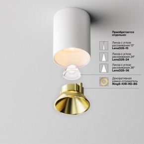 Накладной светильник Maytoni Alfa LED C064CL-8W2.7K-RD-WB в Приобье - priobie.ok-mebel.com | фото 3