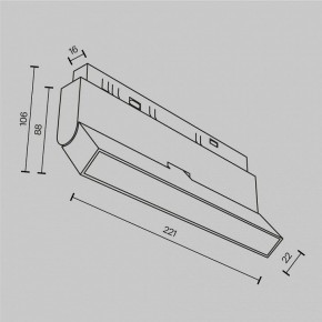 Накладной светильник Maytoni Basis Rot TR036-2-12W2.7K-B в Приобье - priobie.ok-mebel.com | фото 7