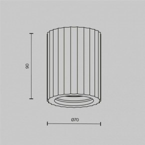 Накладной светильник Maytoni Conik gyps C121CL-GU10-W в Приобье - priobie.ok-mebel.com | фото 7