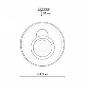 Накладной светильник Sonex Gemini 7785/85L в Приобье - priobie.ok-mebel.com | фото 10