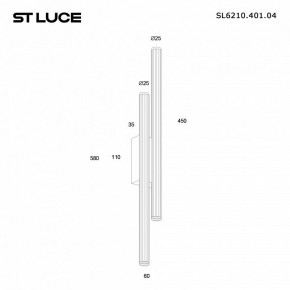 Накладной светильник ST-Luce LILT SL6210.401.04 в Приобье - priobie.ok-mebel.com | фото 2