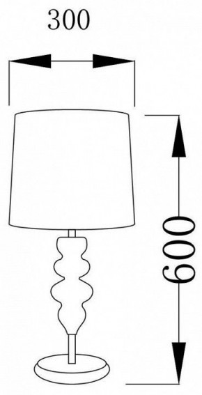 Настольная лампа декоративная Lucia Tucci Bristol 8 BRISTOL T897.1 в Приобье - priobie.ok-mebel.com | фото 3