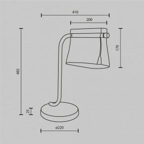Настольная лампа декоративная Maytoni Cabaret MOD170TL-L8BS3K в Приобье - priobie.ok-mebel.com | фото 7