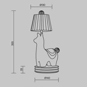 Настольная лампа декоративная Maytoni Senor Alpaca MOD377TL-L5W3K в Приобье - priobie.ok-mebel.com | фото 10