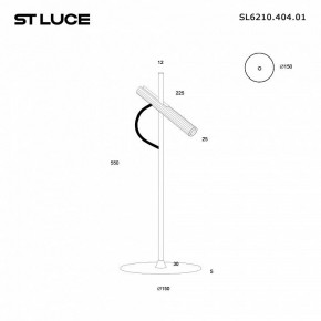 Настольная лампа декоративная ST-Luce LILT SL6210.404.01 в Приобье - priobie.ok-mebel.com | фото 2