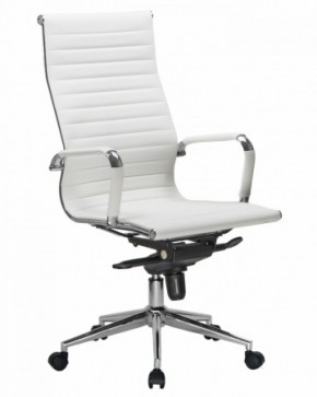 Офисное кресло для руководителей DOBRIN CLARK LMR-101F белый в Приобье - priobie.ok-mebel.com | фото 1