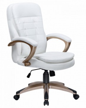 Офисное кресло для руководителей DOBRIN DONALD LMR-106B белый в Приобье - priobie.ok-mebel.com | фото 2