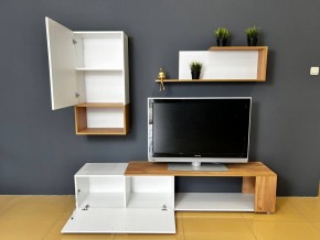 ОСКАР NEXT Гостиная (дуб золотой/белый) в Приобье - priobie.ok-mebel.com | фото 2