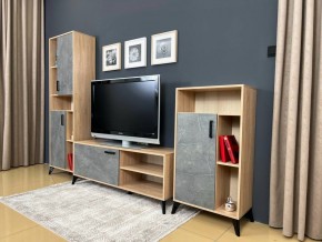 ОСКАР TRIO Гостиная (дуб золотой/каспий темный) в Приобье - priobie.ok-mebel.com | фото 3