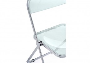Пластиковый стул Fold складной clear gray-blue в Приобье - priobie.ok-mebel.com | фото 7