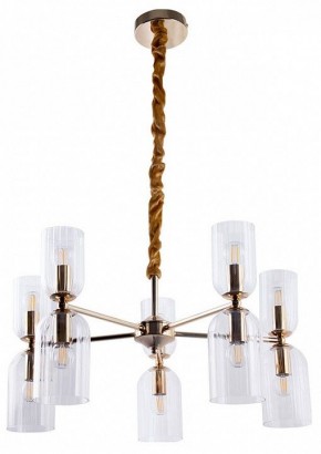 Подвесная люстра Arte Lamp Charm A1623LM-10GO в Приобье - priobie.ok-mebel.com | фото