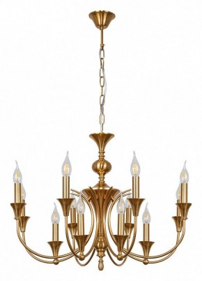 Подвесная люстра Arte Lamp Collinetta A4094LM-12PB в Приобье - priobie.ok-mebel.com | фото 2
