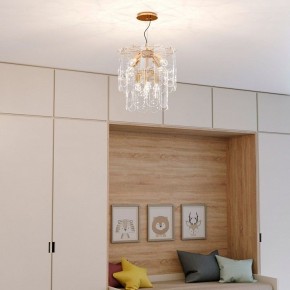 Подвесная люстра Eurosvet Claire 60170/8 золото в Приобье - priobie.ok-mebel.com | фото 4