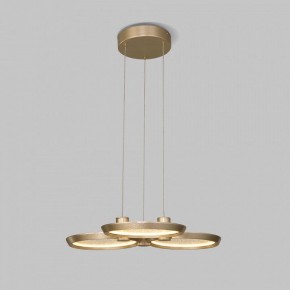 Подвесная люстра Eurosvet Crespella 90034/3 золото в Приобье - priobie.ok-mebel.com | фото 3