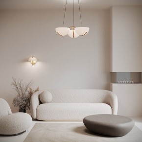 Подвесная люстра Eurosvet Emisfero 50083/3 LED золото в Приобье - priobie.ok-mebel.com | фото 4