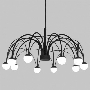 Подвесная люстра Eurosvet Ragno 90034/10 LED черный в Приобье - priobie.ok-mebel.com | фото