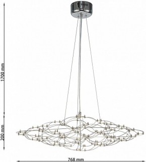 Подвесная люстра Favourite Thinner 4305-8P в Приобье - priobie.ok-mebel.com | фото 5