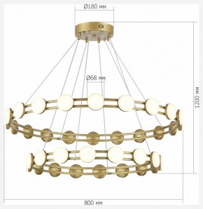 Подвесная люстра ST-Luce MONRO SL6610.203.36 в Приобье - priobie.ok-mebel.com | фото 4