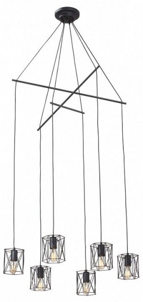 Подвесная люстра Vitaluce V3028 V3028-1/6S в Приобье - priobie.ok-mebel.com | фото
