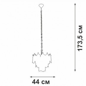 Подвесная люстра Vitaluce V58120 V58120-8/5 в Приобье - priobie.ok-mebel.com | фото 3